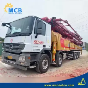 No. 240819P551, 2017 Sany 72m concrete pump truck