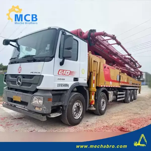 No. 240819P551, 2017 Sany 72m concrete pump truck