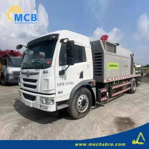 No. 240819P553, 2021 Zoomlion 105-28 Line Pump