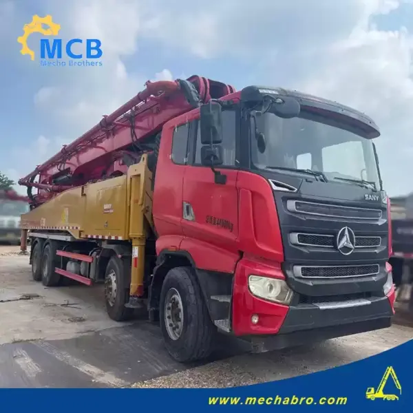 No. 240822P555, 2020 Sany 56m concrete pump truck