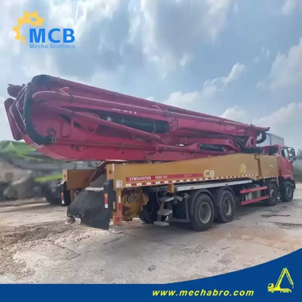 No. 240822P555, 2020 Sany 56m concrete pump truck