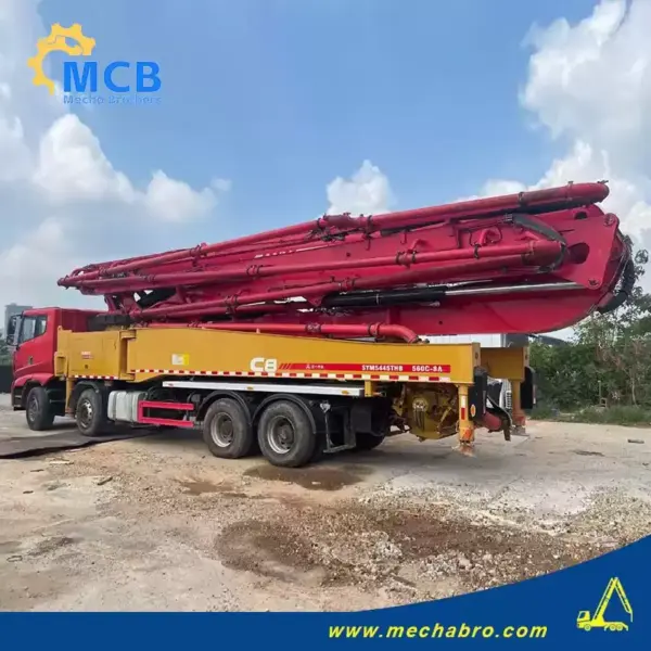 No. 240822P555, 2020 Sany 56m concrete pump truck