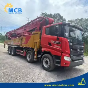 No. 240823P557, 2021 Sany 62m concrete pump truck