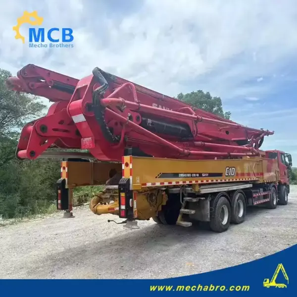 No. 240823P557, 2021 Sany 62m concrete pump truck