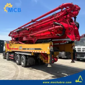 No. 240823P558, 2020 Sany 62m concrete pump truck
