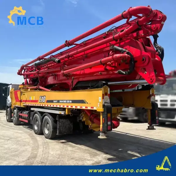 No. 240823P558, 2020 Sany 62m concrete pump truck