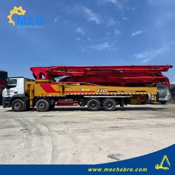 No. 240823P558, 2020 Sany 62m concrete pump truck