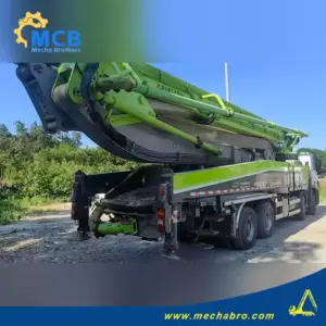 No. 240829P561, 2019 Zoomlion 56m concrete pump truck