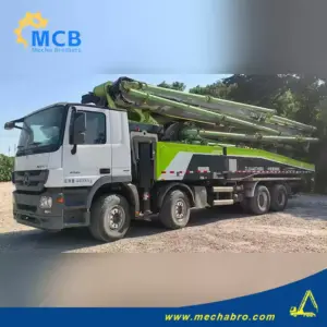 No. 240829P561, 2019 Zoomlion 56m concrete pump truck