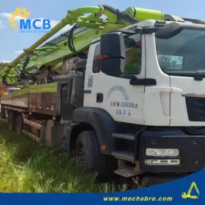 No. 240829P562, 2021 Zoomlion 50m concrete pump truck