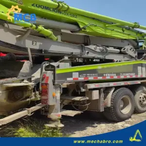 No. 240829P563, 2021 Zoomlion 40m concrete pump truck