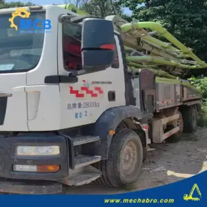 No. 240829P563, 2021 Zoomlion 40m concrete pump truck