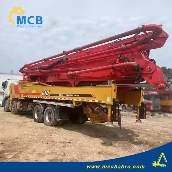 No. 240830P564, 2019 Sany 62m concrete pump truck