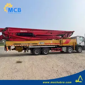 No. 240904P566, 2021 Sany 62m concrete pump truck