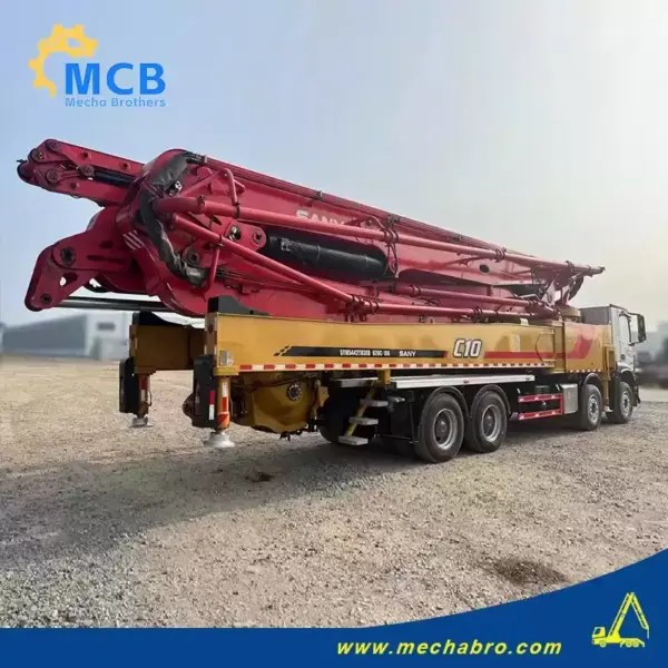 No. 240904P566, 2021 Sany 62m concrete pump truck
