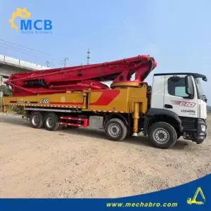 No. 240904P566, 2021 Sany 62m concrete pump truck
