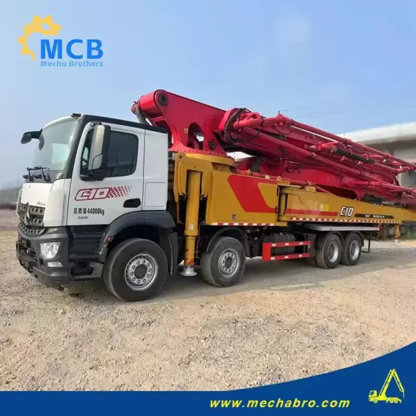 No. 240904P566, 2021 Sany 62m concrete pump truck