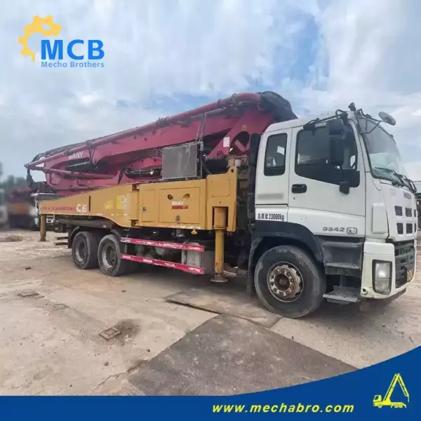 No. 240904P567, 2018 Sany 49m concrete pump truck
