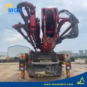 No. 240904P567, 2018 Sany 49m concrete pump truck