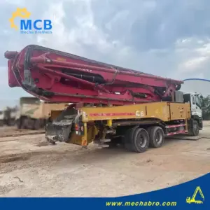 No. 240904P567, 2018 Sany 49m concrete pump truck