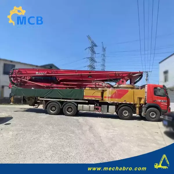 No. 240910P570, 2020 Sany 62m concrete pump truck