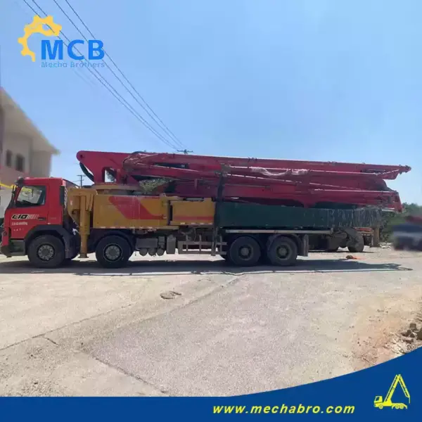 No. 240910P570, 2020 Sany 62m concrete pump truck