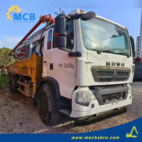 No. 240913P573, 2021 XCMG 37m concrete pump truck