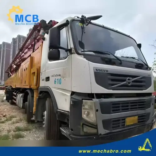 No. 240918P577, 2013 Sany 62m concrete pump truck