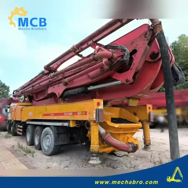 No. 240918P577, 2013 Sany 62m concrete pump truck