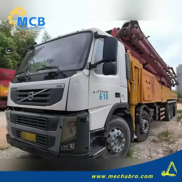 No. 240918P577, 2013 Sany 62m concrete pump truck