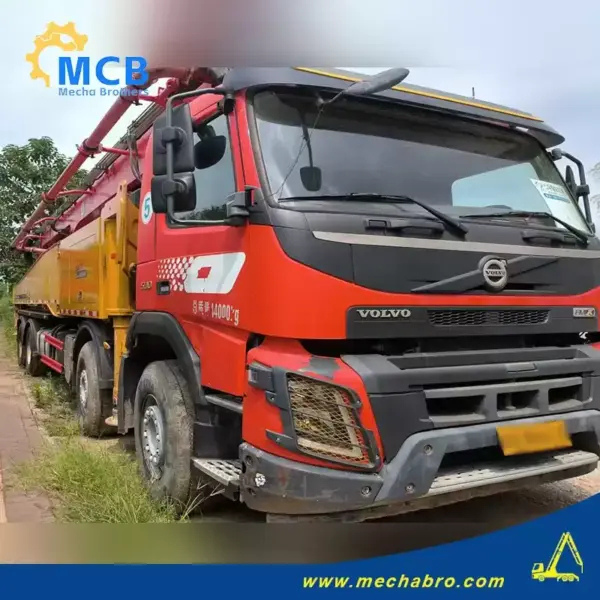 No. 240918P578, 2019 Sany 56m concrete pump truck