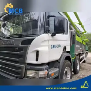 No.240920P581, 2013 Zoomlion 56m concrete pump truck