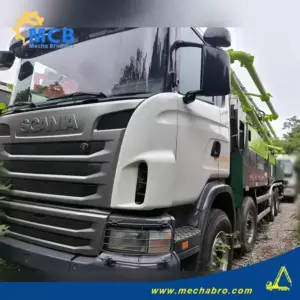 No. 240920P582, 2012 Zoomlion 63m concrete pump truck