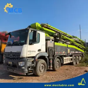 No. 240923P583, 2020 Zoomlion 63m concrete pump truck