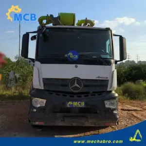 No. 240923P583, 2020 Zoomlion 63m concrete pump truck