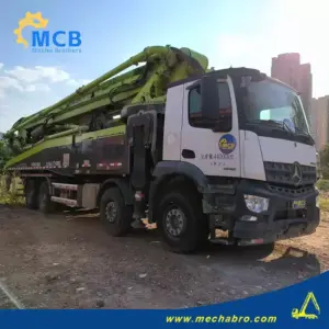 No. 240923P583, 2020 Zoomlion 63m concrete pump truck