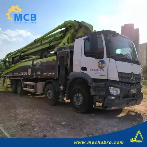 No. 240923P583, 2020 Zoomlion 63m concrete pump truck