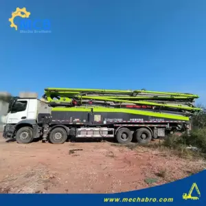 No. 240923P583, 2020 Zoomlion 63m concrete pump truck