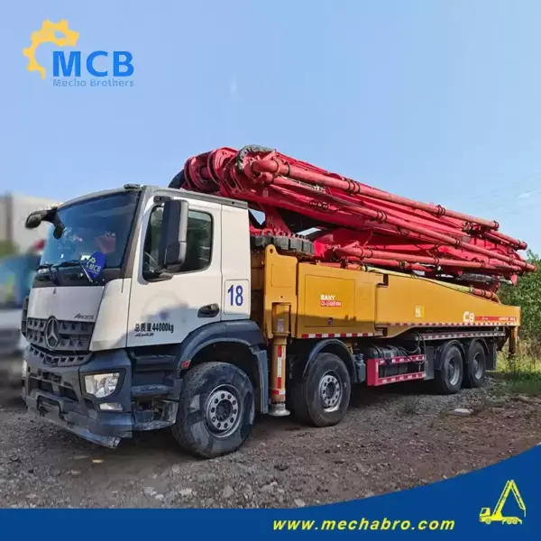 No. 240923P584, 2020 Sany 56m concrete pump truck