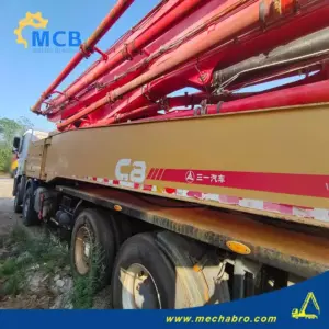 No. 240923P586, 2019 Sany 56m concrete pump truck