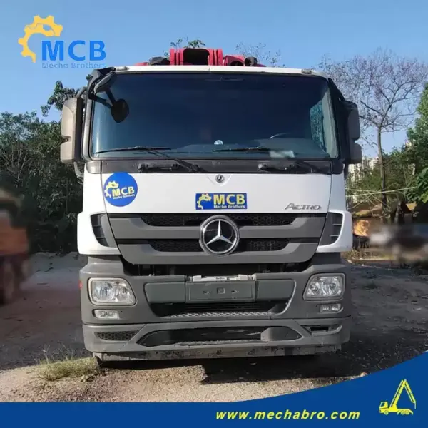 No. 240923P588, 2019 Sany 56m concrete pump truck