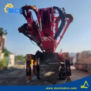 No. 240923P588, 2019 Sany 56m concrete pump truck