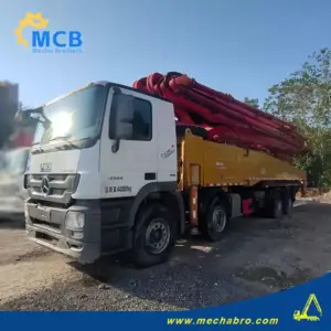 No. 240923P588, 2019 Sany 56m concrete pump truck