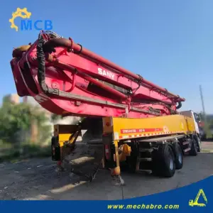 No. 240923P588, 2019 Sany 56m concrete pump truck