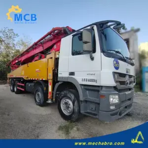 No. 240923P588, 2019 Sany 56m concrete pump truck