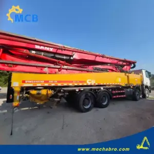 No. 240923P588, 2019 Sany 56m concrete pump truck