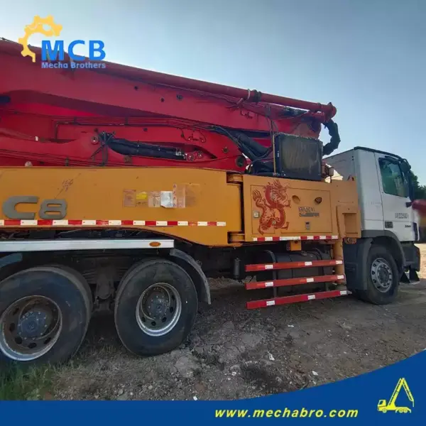 No. 241009P587, 2013 Sany 47m concrete pump truck