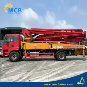 No. 241009P590, 2021 Sany 37m concrete pump truck