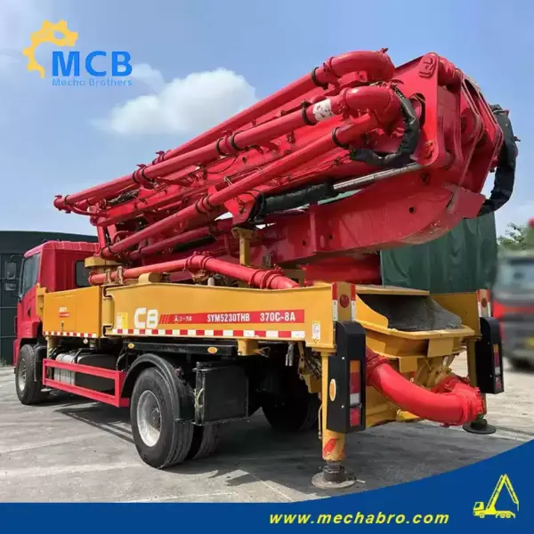 No. 241009P590, 2021 Sany 37m concrete pump truck
