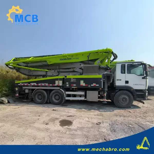 No. 241012P591, 2022 Zoomlion 43m concrete pump truck